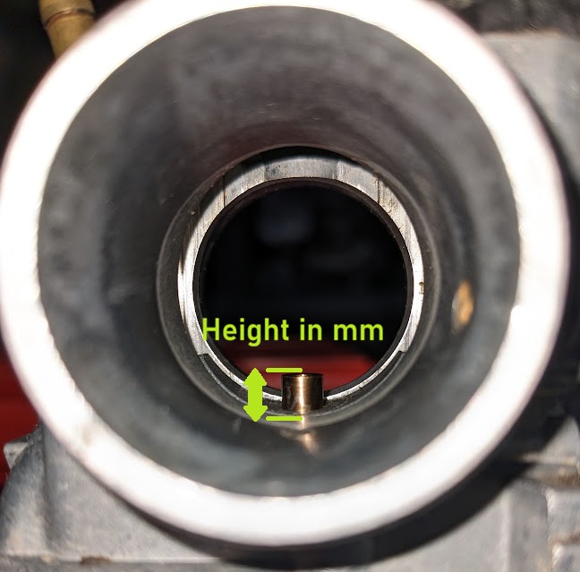 Needle shroud height measurement reference