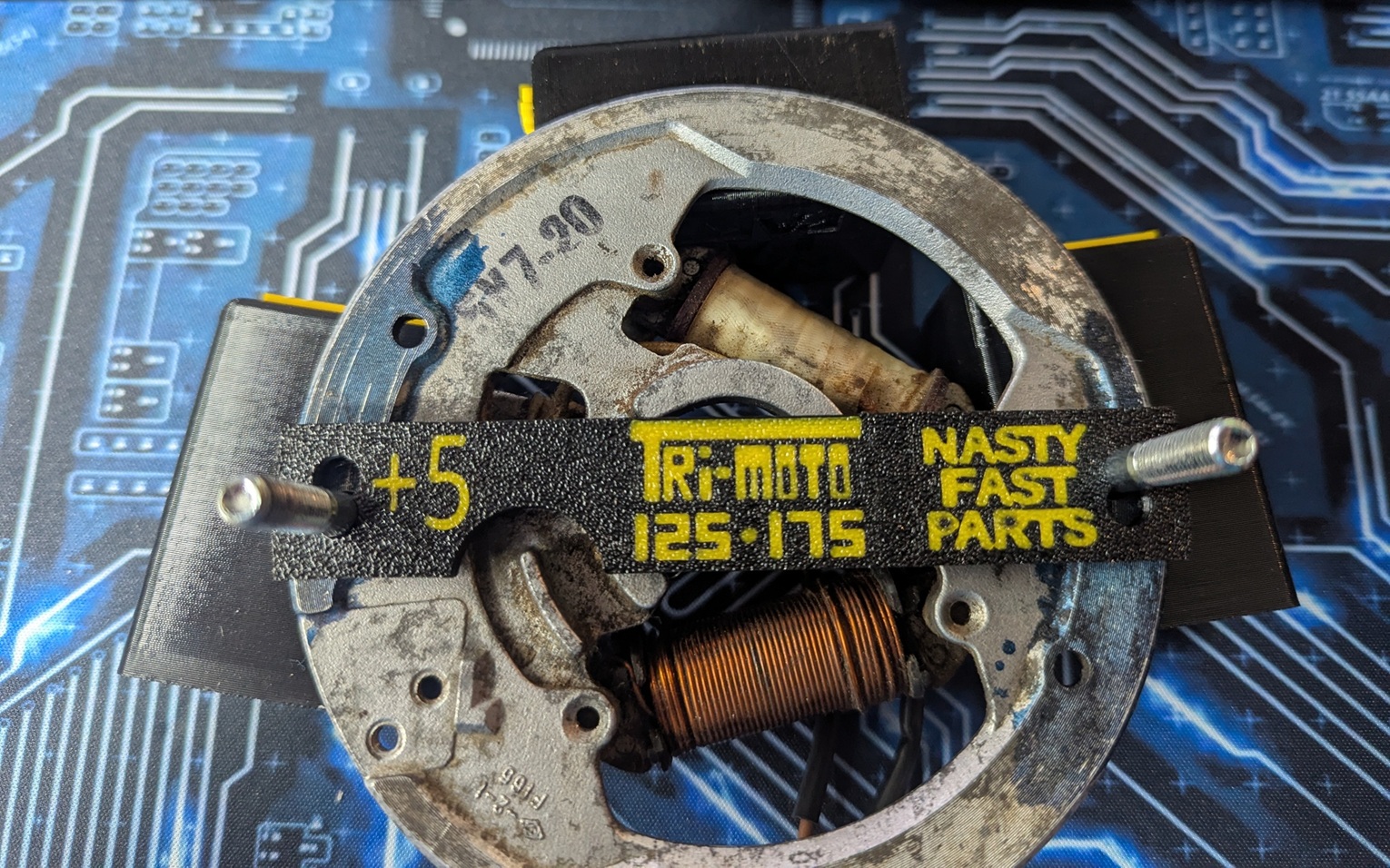 Tri-Moto stator jig set