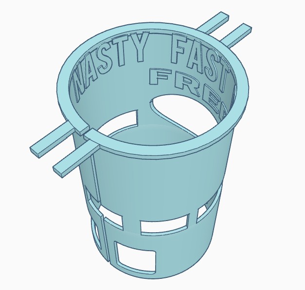 Free Blaster porting template CAD drawing