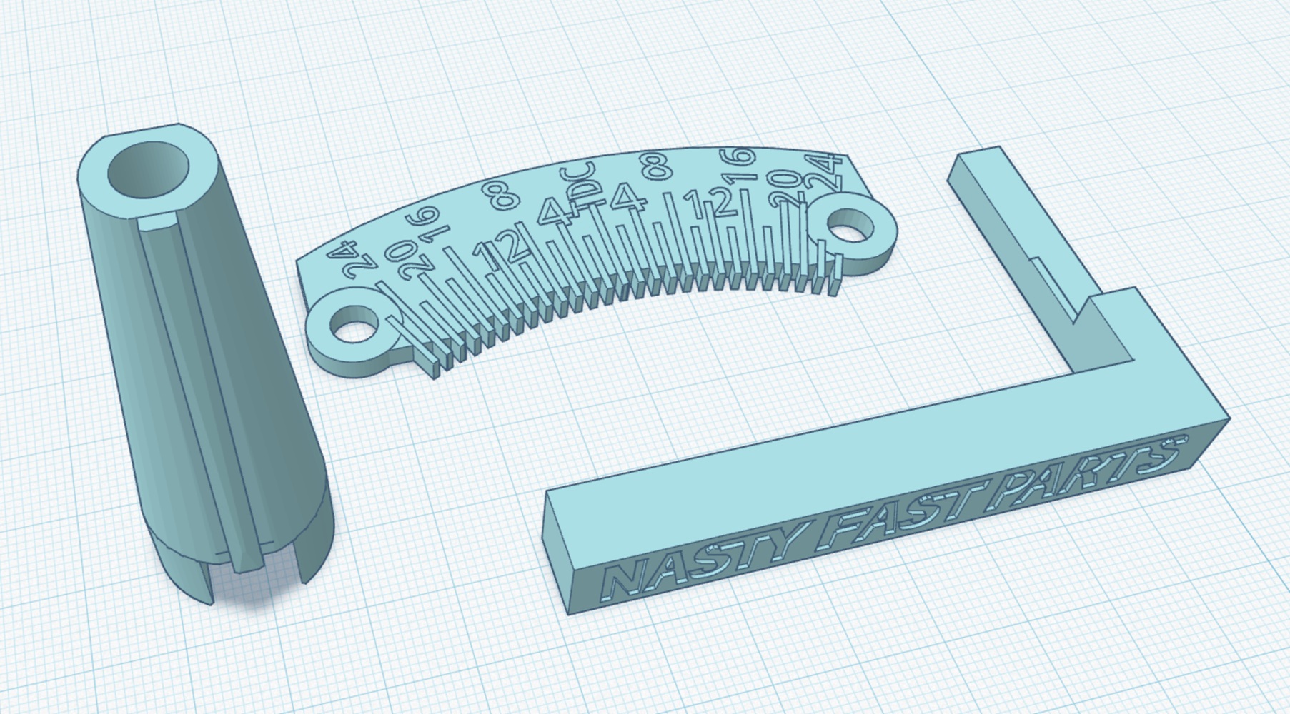 Blaster timing kit CAD model
